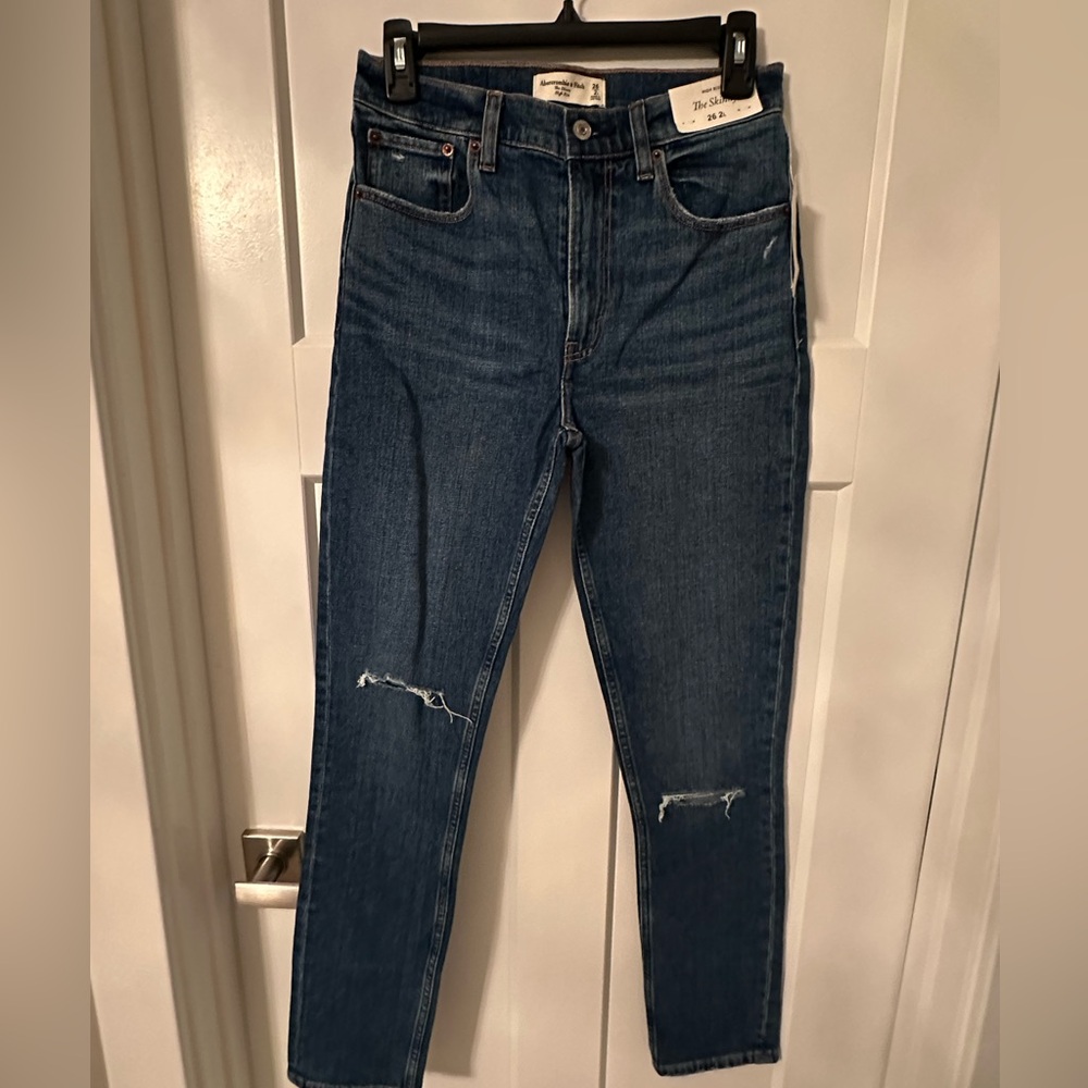 High rise skinny jean